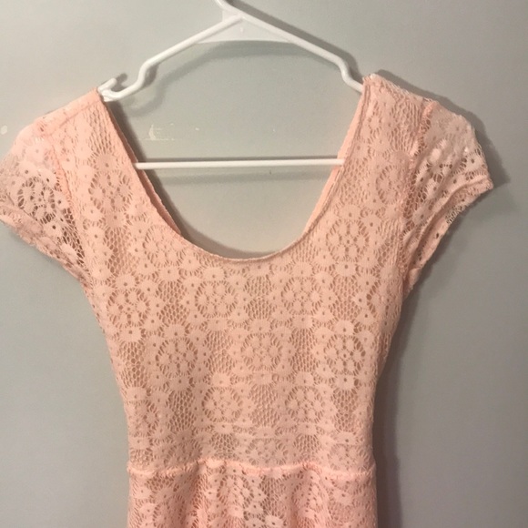 Wet seal pink lace dress - Picture 4 of 6